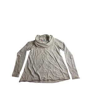 FP Beach Free People Women’s Long Sleeve Cocoon Cowl Pullover Oatmeal